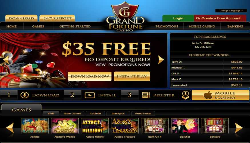 grand fortune casino review 