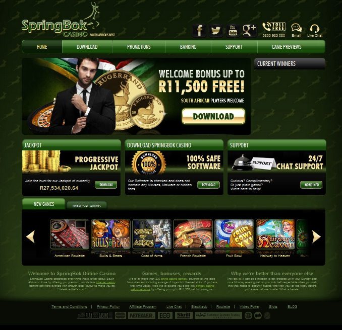 springbok casino review 