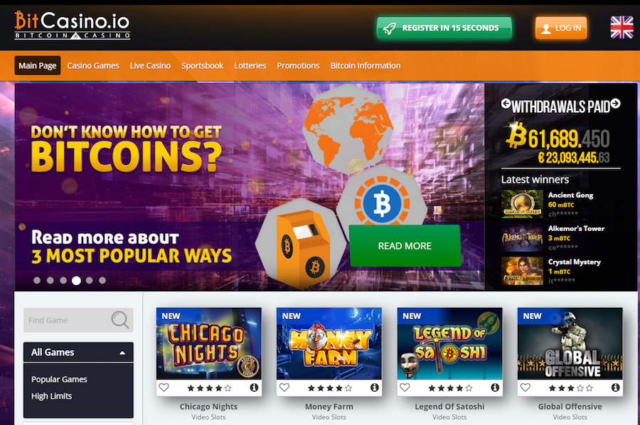 bitcasino bitcoin gambling